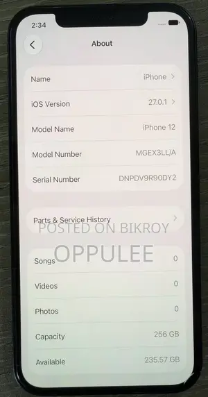 Apple iPhone 12 256 GB Black
