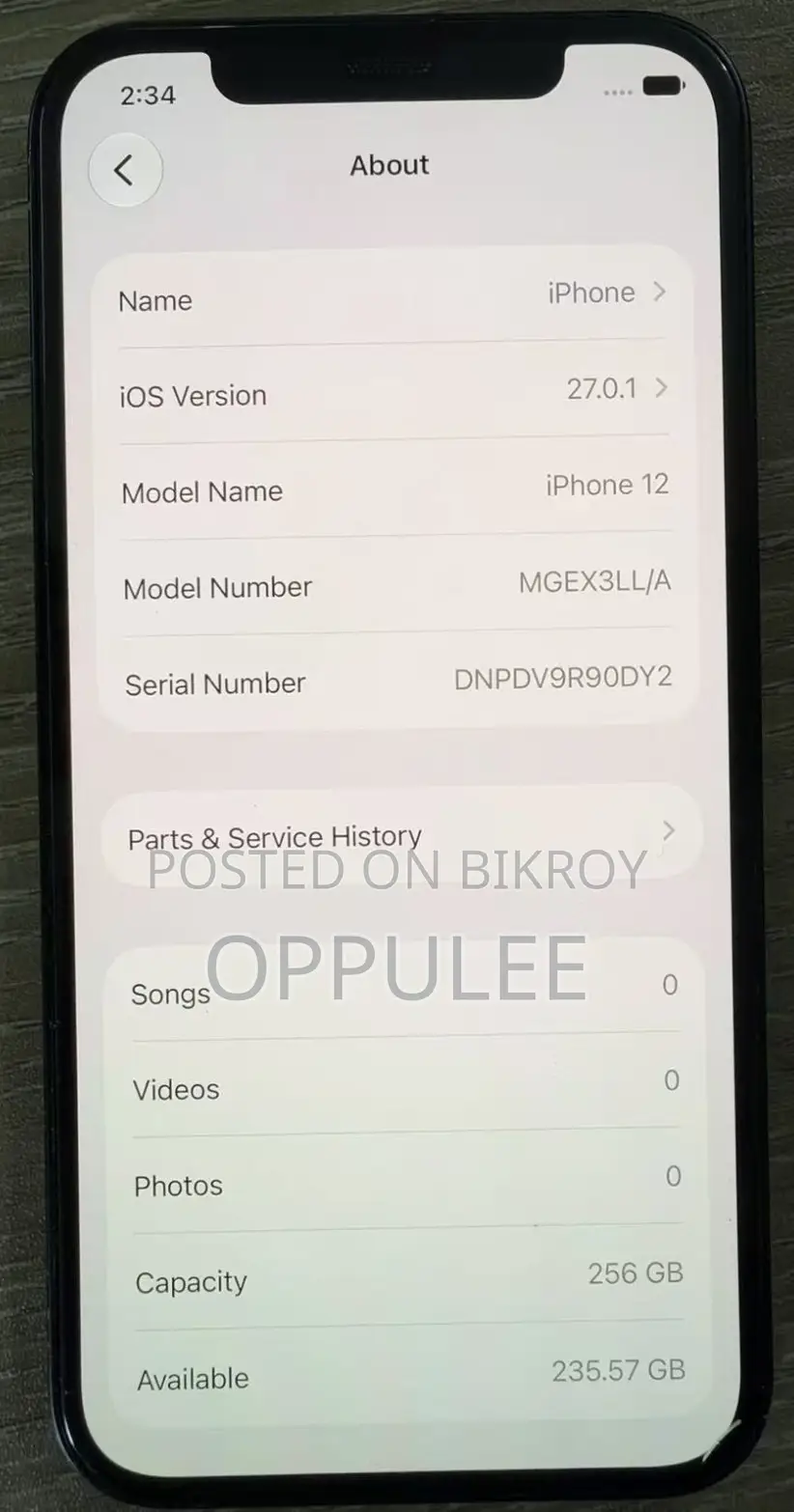 Apple iPhone 12 256 GB Black