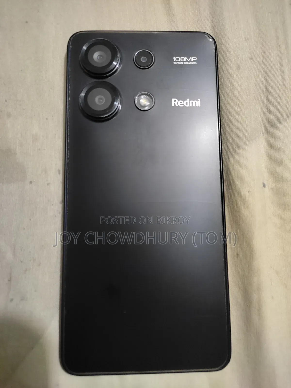 শাওমি রেডমি নোট ১৩ ২৫৬ জিবি ব্ল্যাক