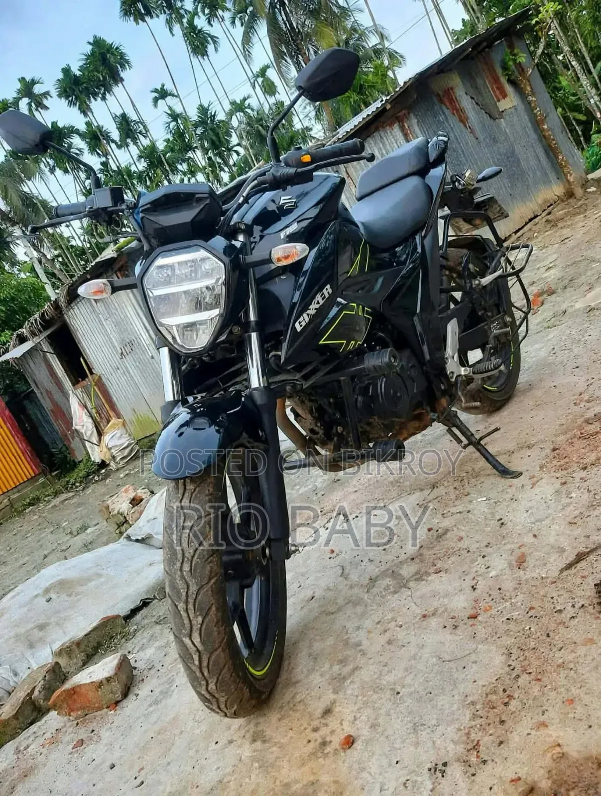 New Suzuki Gixxer 2024 Black