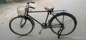An old bicycle will be sold.
