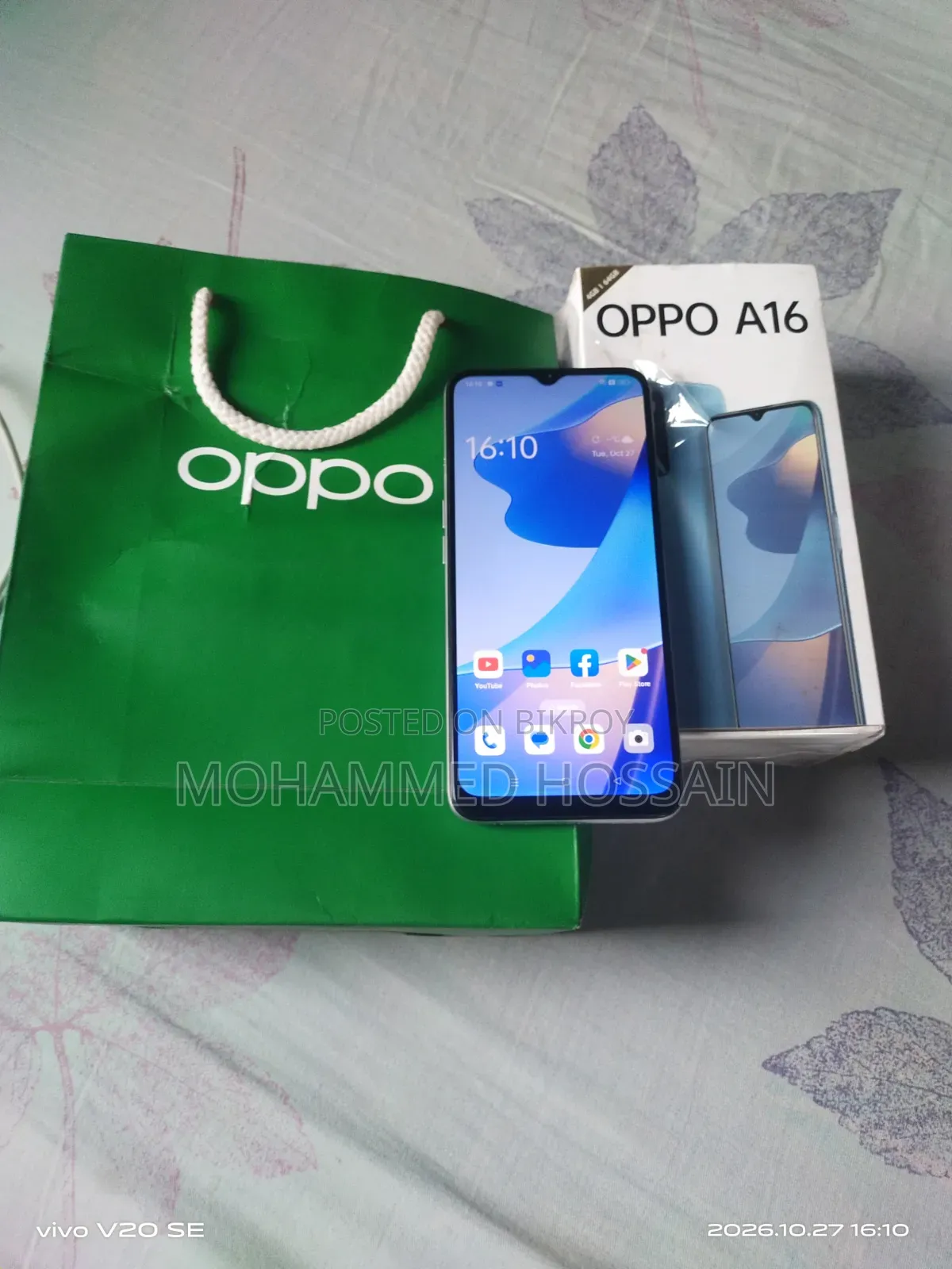 Oppo A16 64 GB Silver