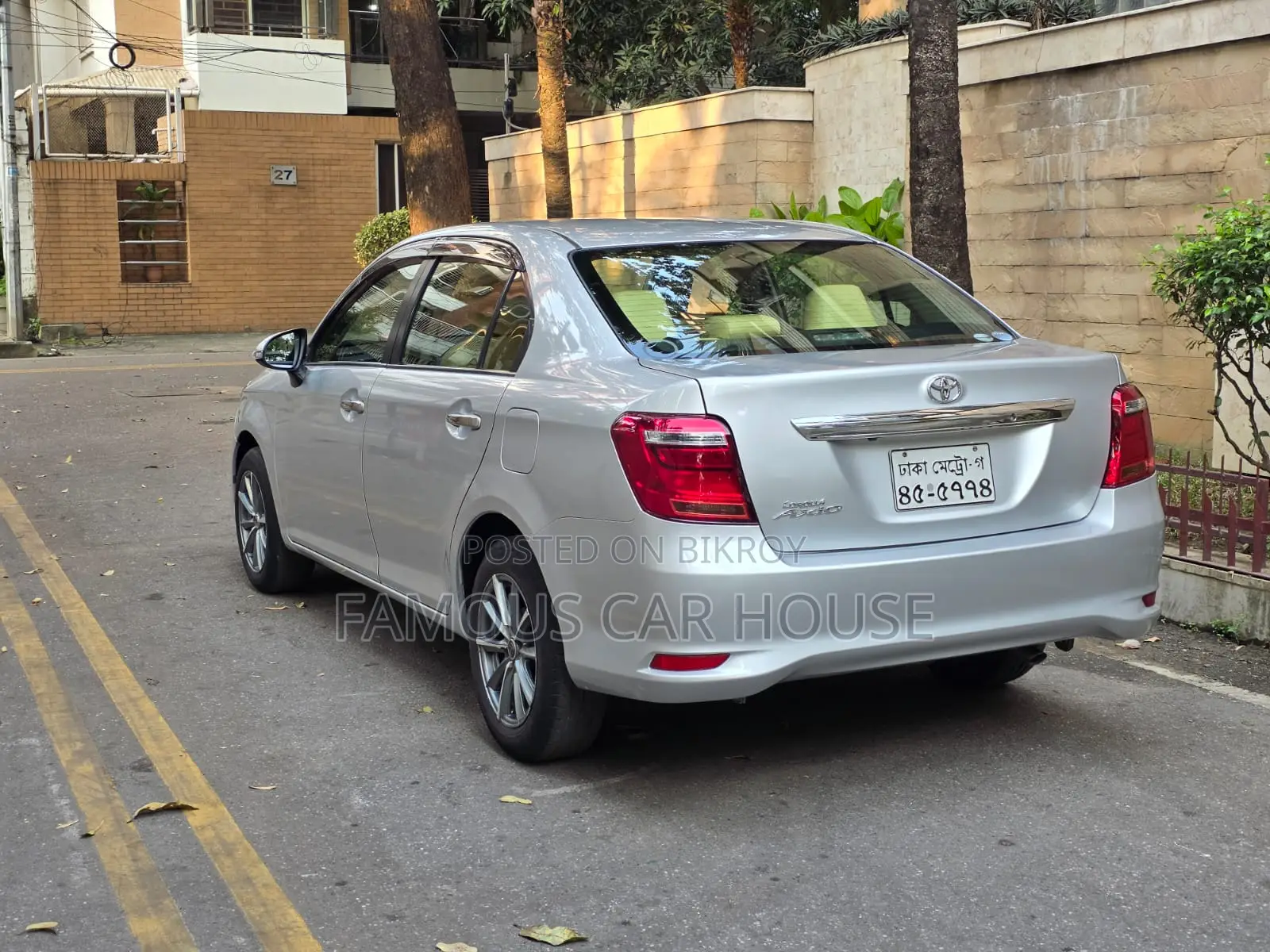 Toyota Axio 2016 Silver