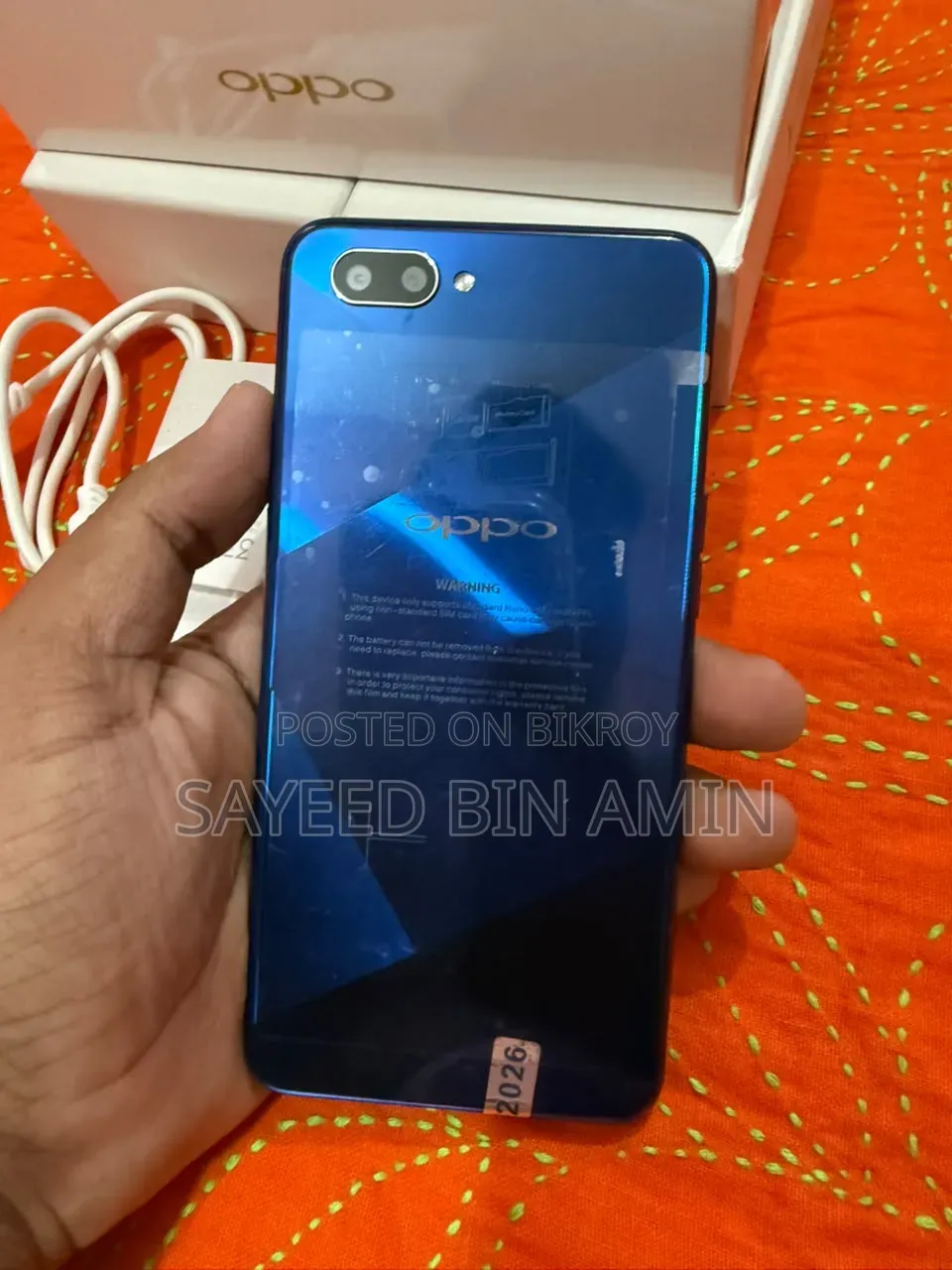 New Oppo A3s 256 GB Blue