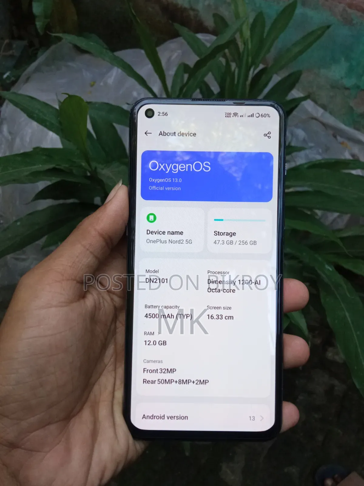 OnePlus Nord 2 5G 256 GB Gray