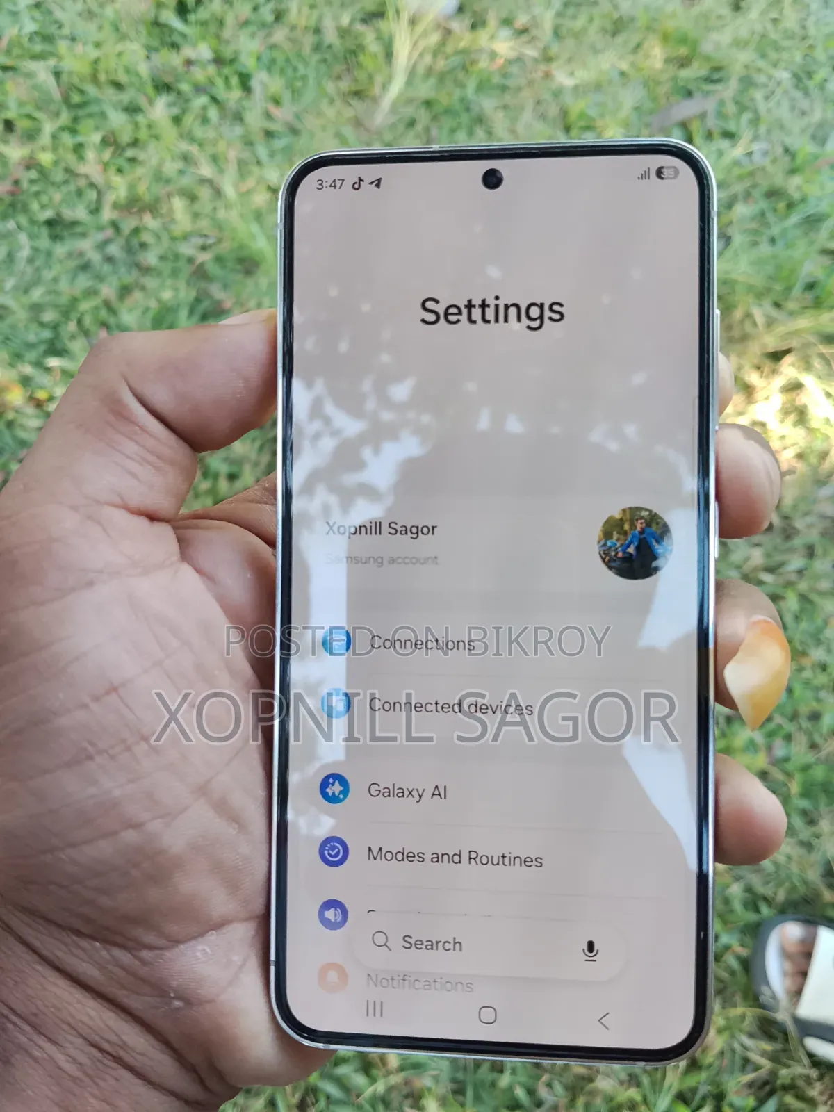 স্যামসাং গ্যালাক্সি এস২৩ ২৫৬ জিবি সাদা