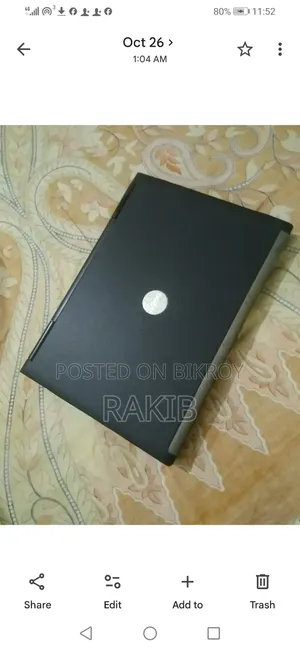ল্যাপটপ ডেল ল্যাটিটিউড ডি৬৩০ ২জিবি ইন্টেল কোর ২ ডুও এসএসডি ১৬০জিবি