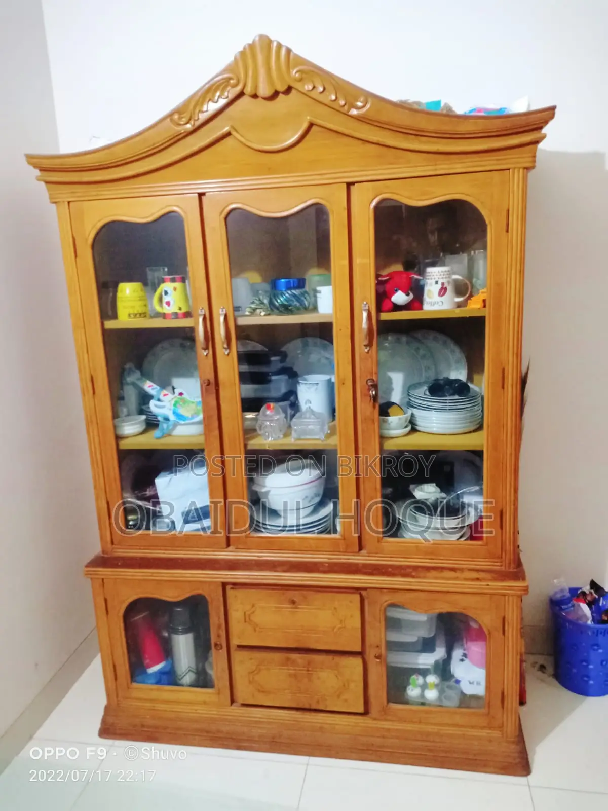 Urgent Sale of Showcase (Made of Original Teak Wood)