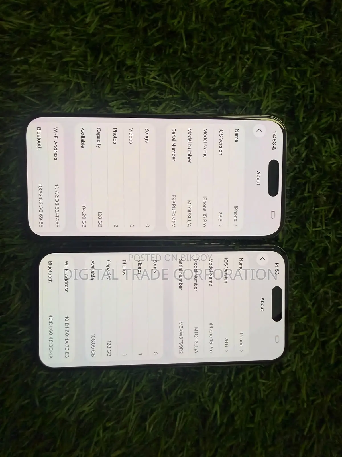 Apple iPhone 15 Pro 128 GB Gray