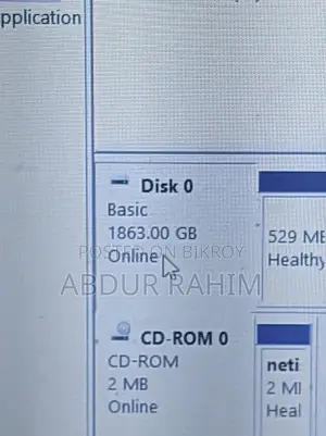 Toshiba Laptop Intel Core i7 2TB Hard Disk 4GB RAM