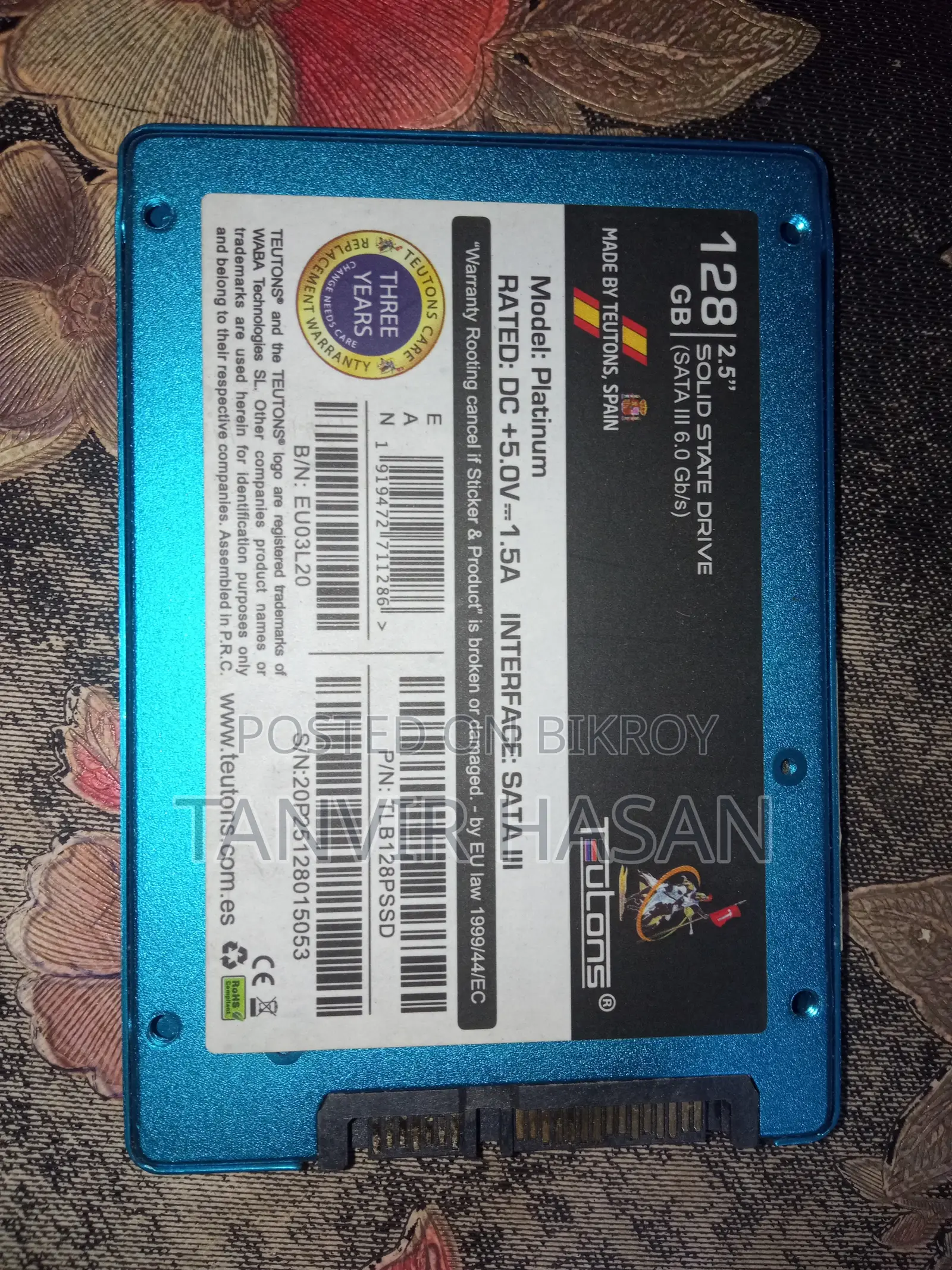 Used SSD Teutons 128GB