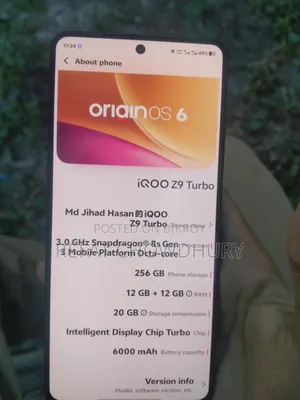 iQOO Z9 256 GB Black