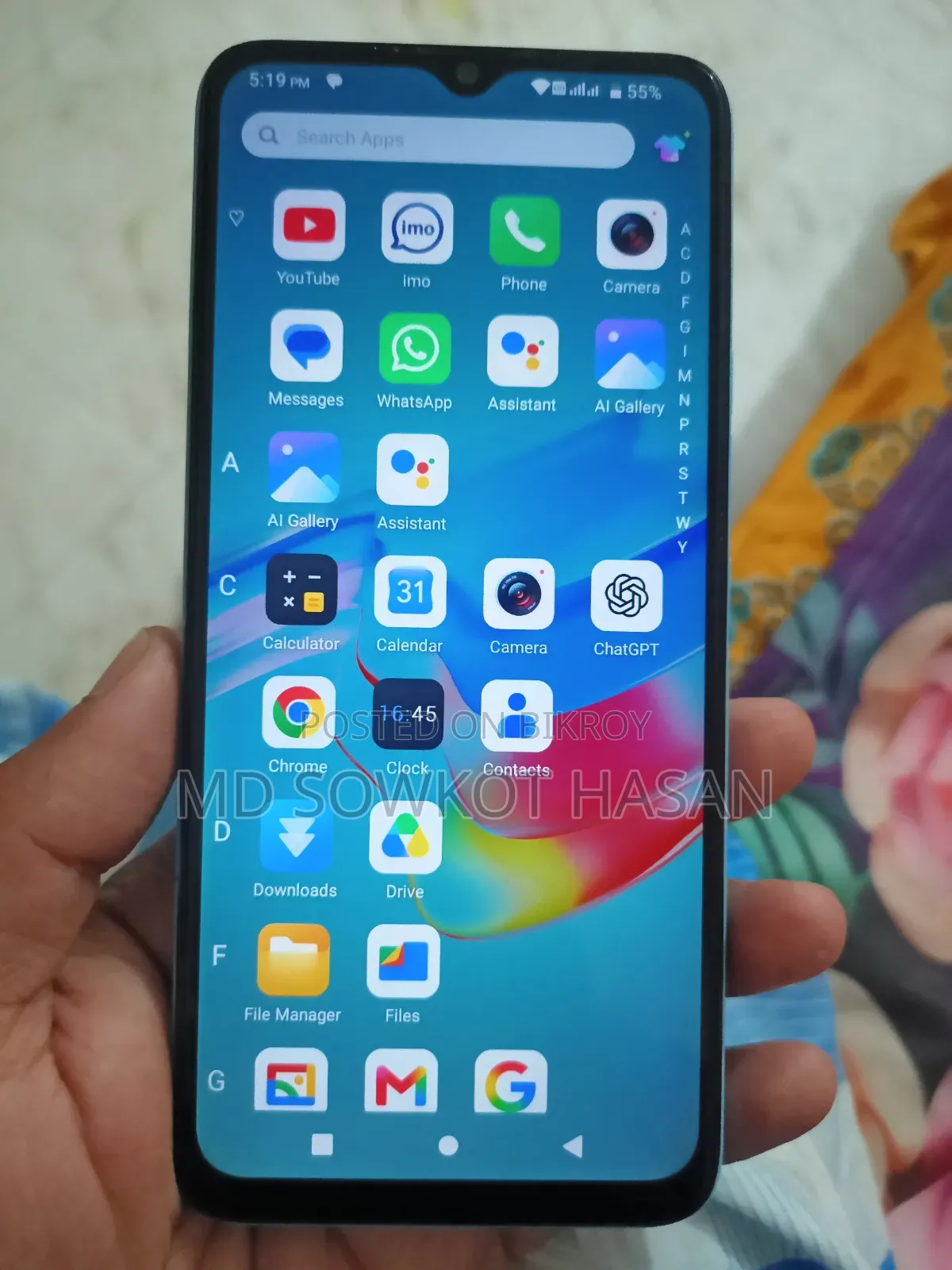 Itel A60 32 GB Blue