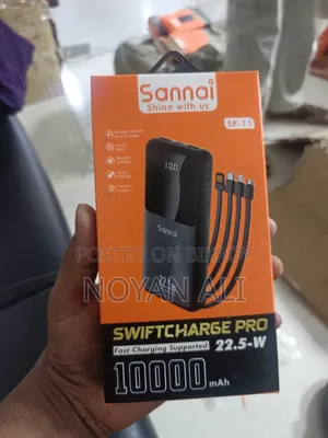 সান্নাই নিউ ১০০০০এমএএইচ পাওয়ারব্যাংক