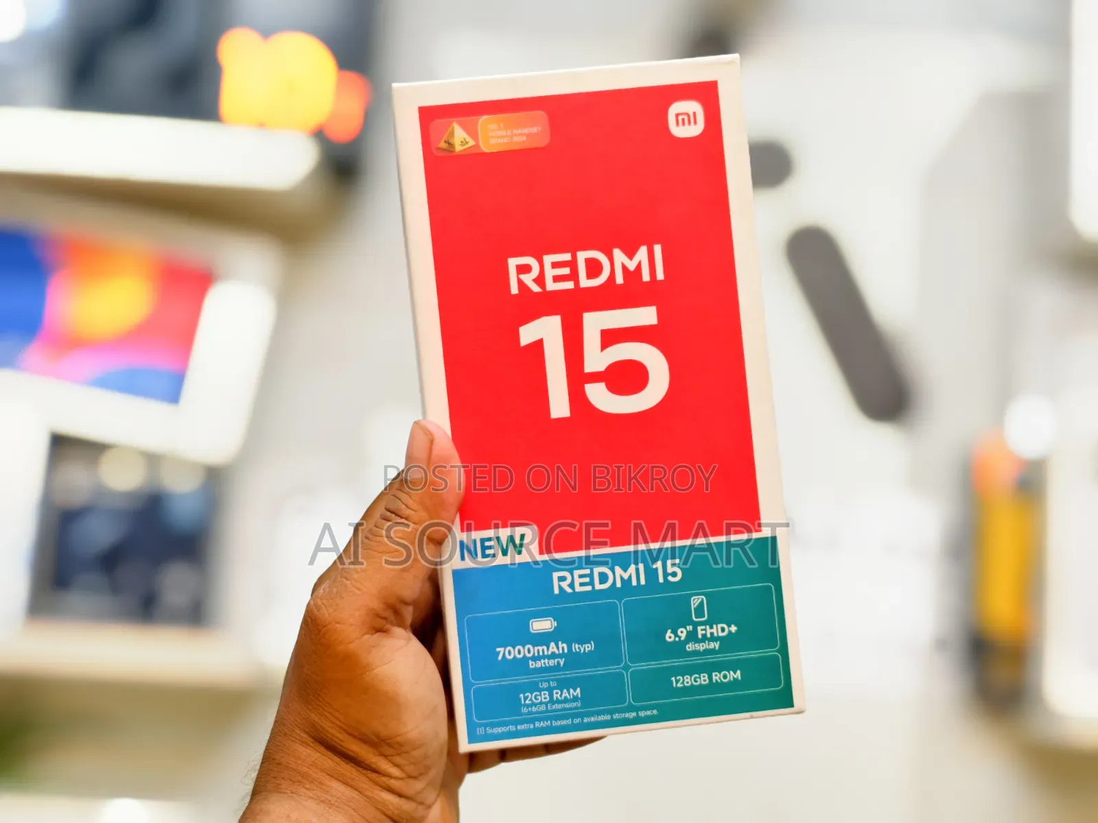 Xiaomi Redmi 15 ১২৮ জিবি সিলভার