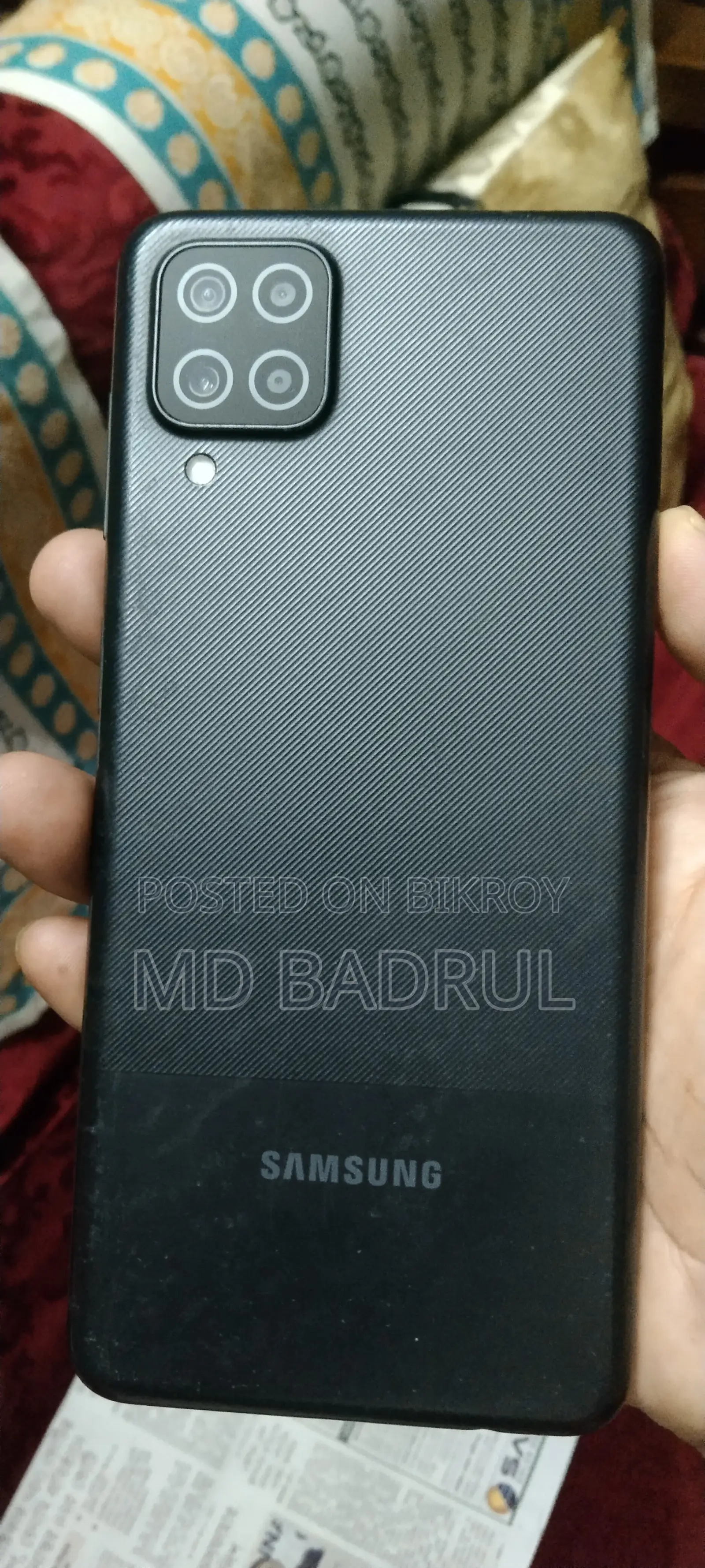 স্যামসাং গ্যালাক্সি এ১২ ৬৪ জিবি ব্ল্যাক