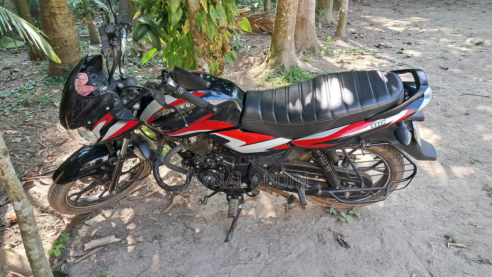 New Bajaj Discover 110 2025 Black