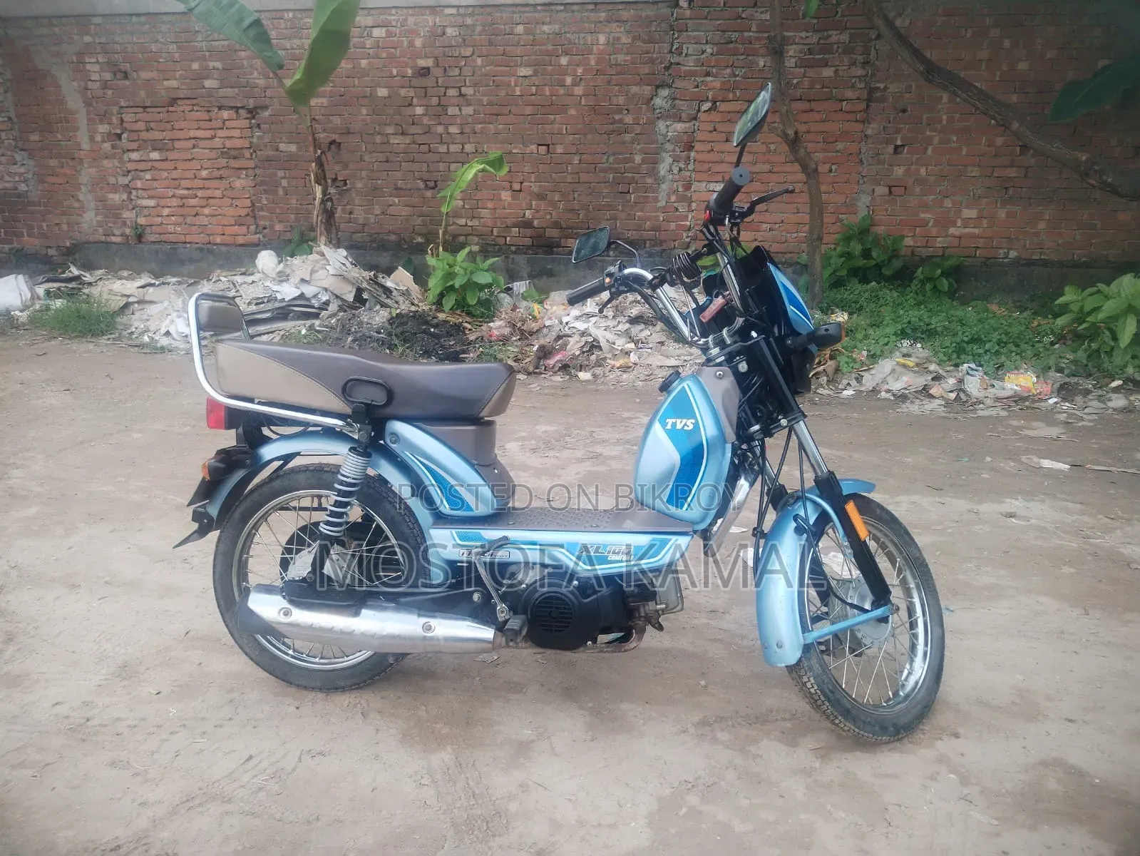 টিভিএস এক্সএল ১০০ কমফোর্ট ২০২২ ব্লু