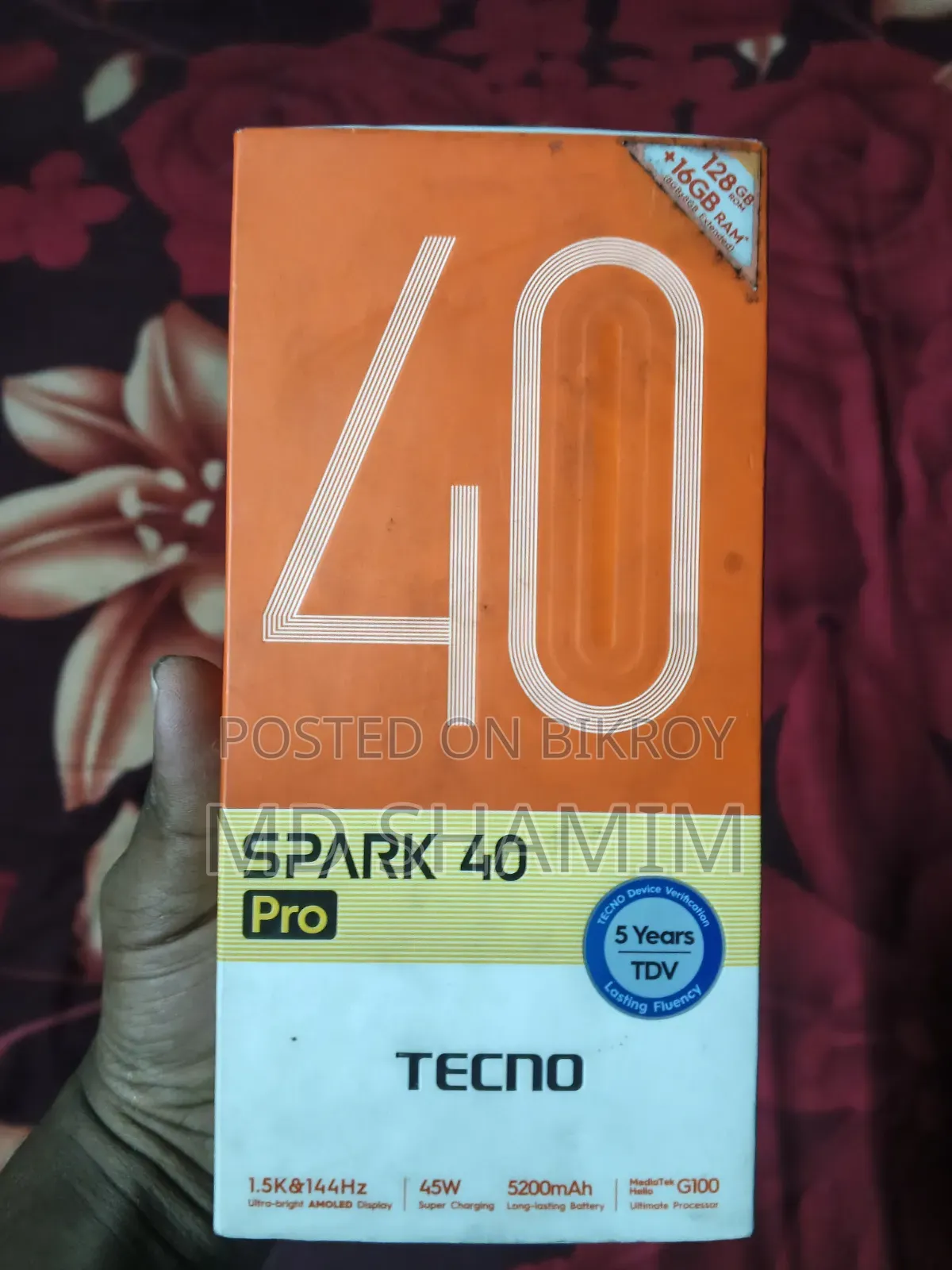 Tecno Spark 40 Pro 128 GB Blue