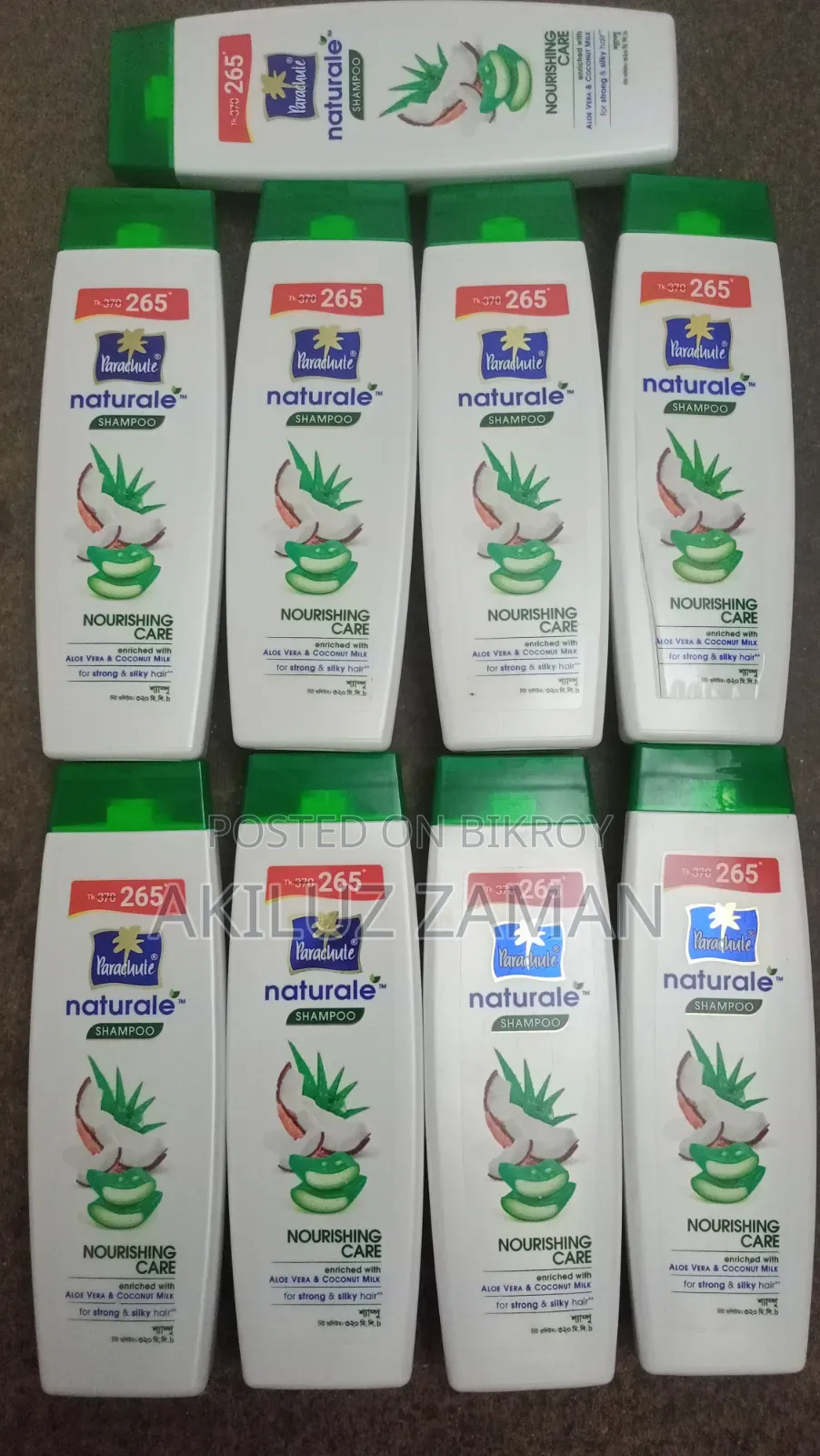 Parachute Natural Shampoo 320 ml, 100% original and intact