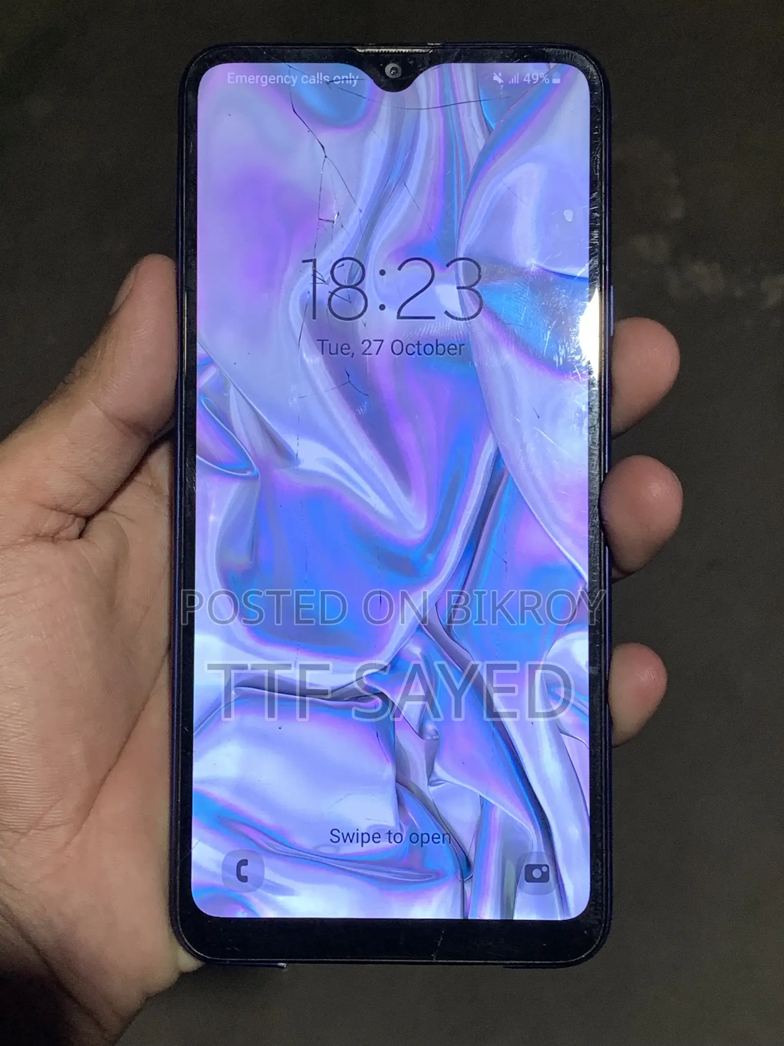 স্যামসাং গ্যালাক্সি এ২০এস ৬৪ জিবি কালো