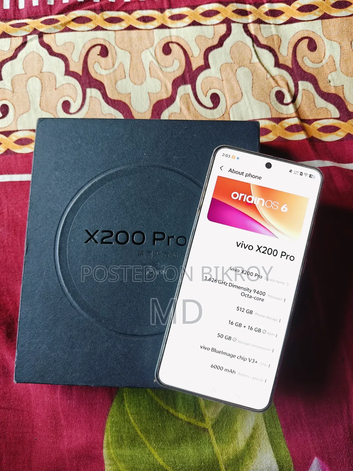 Vivo X200 Pro 512 GB White