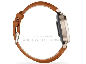 Garmin Lily 2 Cream Gold Case With Tan Leather Band (শুধুমাত্র প্রি-অর্ডার)