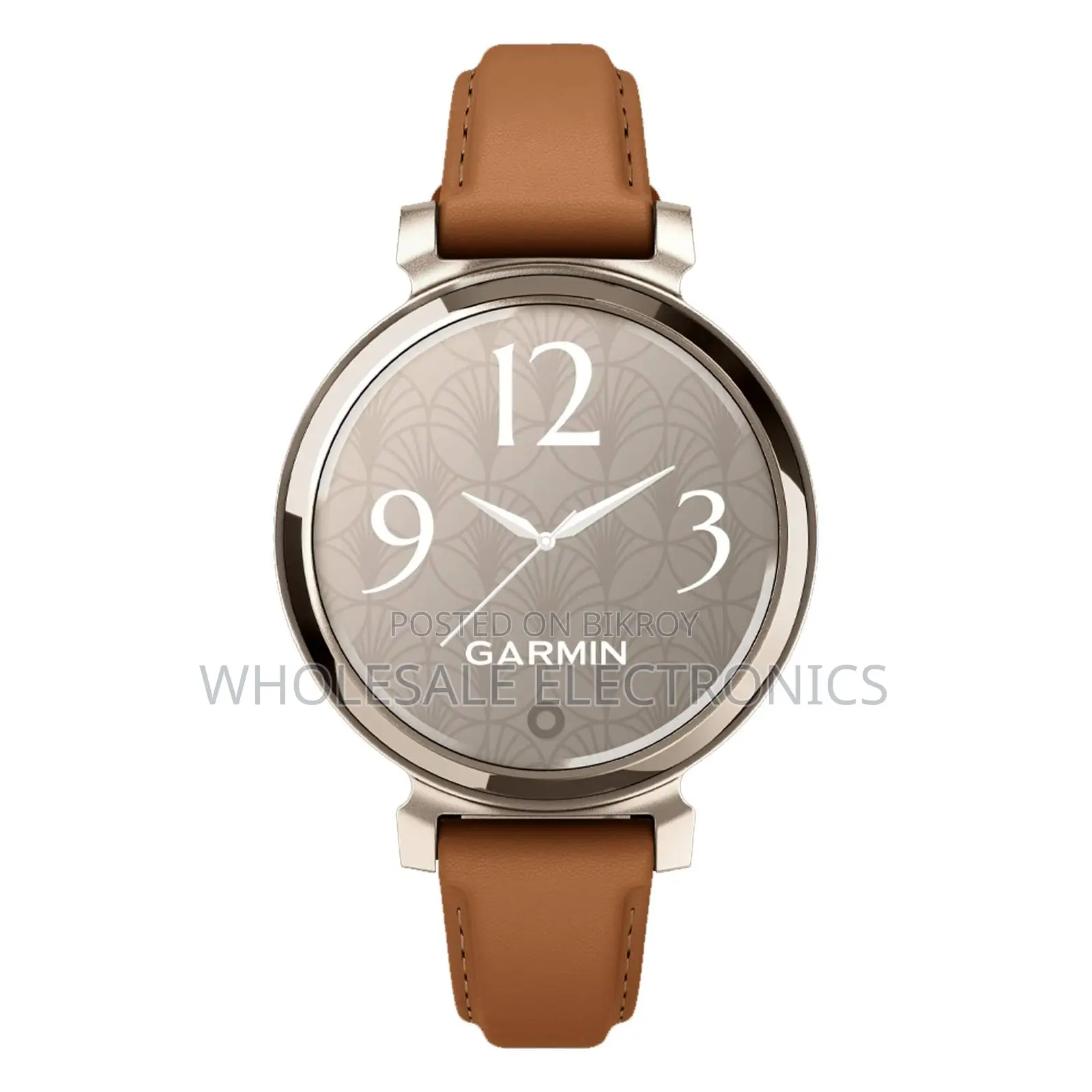 Garmin Lily 2 Cream Gold Case With Tan Leather Band (শুধুমাত্র প্রি-অর্ডার)