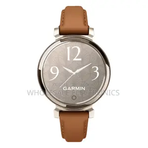 Garmin Lily 2 Cream Gold Case With Tan Leather Band (Only Pre-Order)