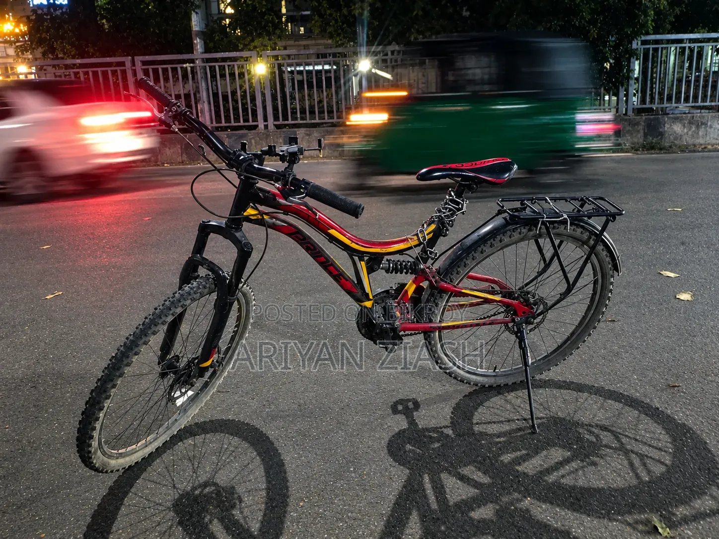 Non-Gear Bicycle with Disc Brakes