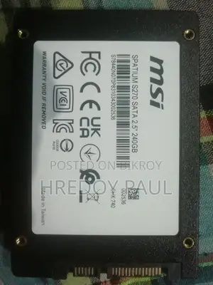MSI 240GB SSD