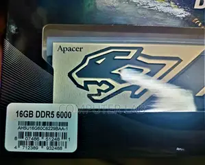 New Apacer Panther RGB 16GB DDR5 6000Mhz Grey & Black Desktop RAM