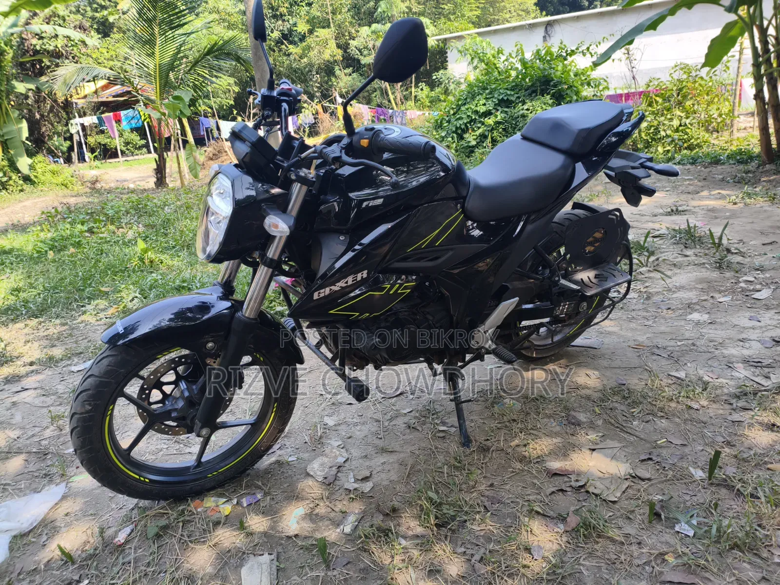 New Suzuki Gixxer 2026 Black