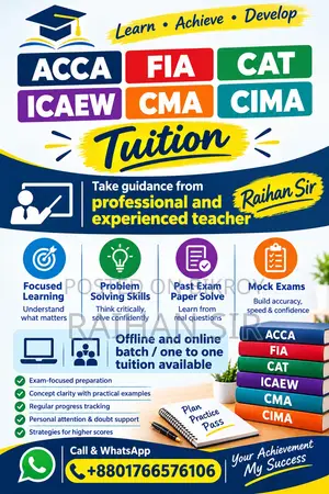 ACCA FIA ICAEW CIMA CMA Private Tuition