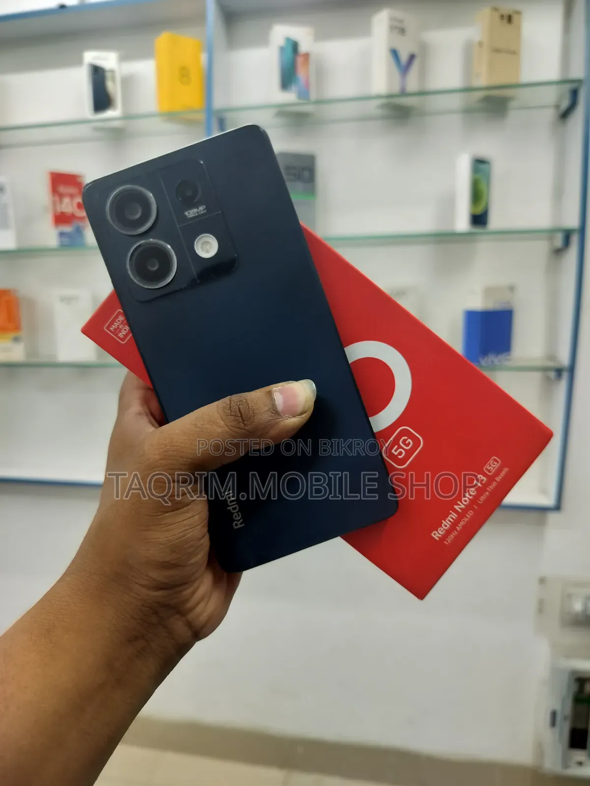 শাওমি রেডমি নোট ১৩ ২৫৬ জিবি ব্ল্যাক
