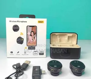 SX21 Magnetic Hanging Neck Wireless Lavalier Microphone