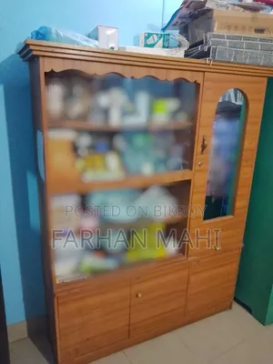 Showcase, Dressing Table, Shoe Rack, and Bookshelf for Sale