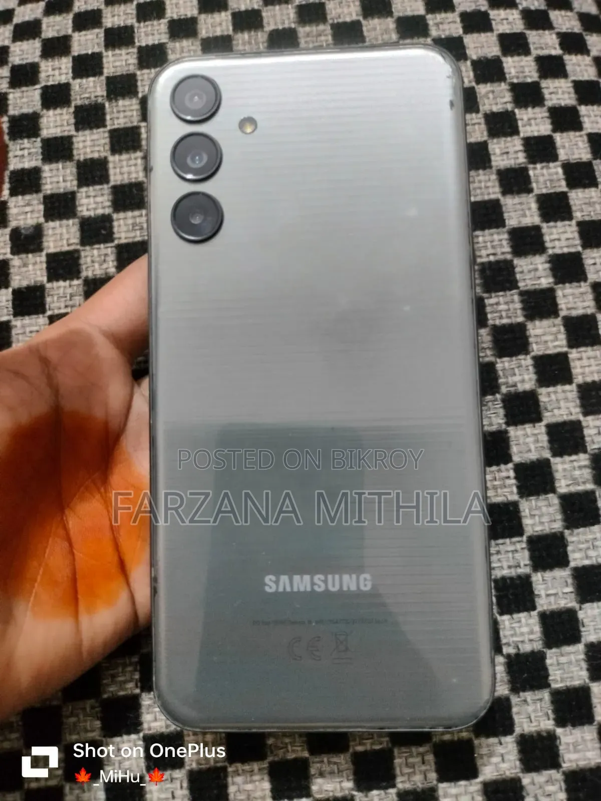 স্যামসাং গ্যালাক্সি এম১৫ ১২৮ জিবি গ্রে