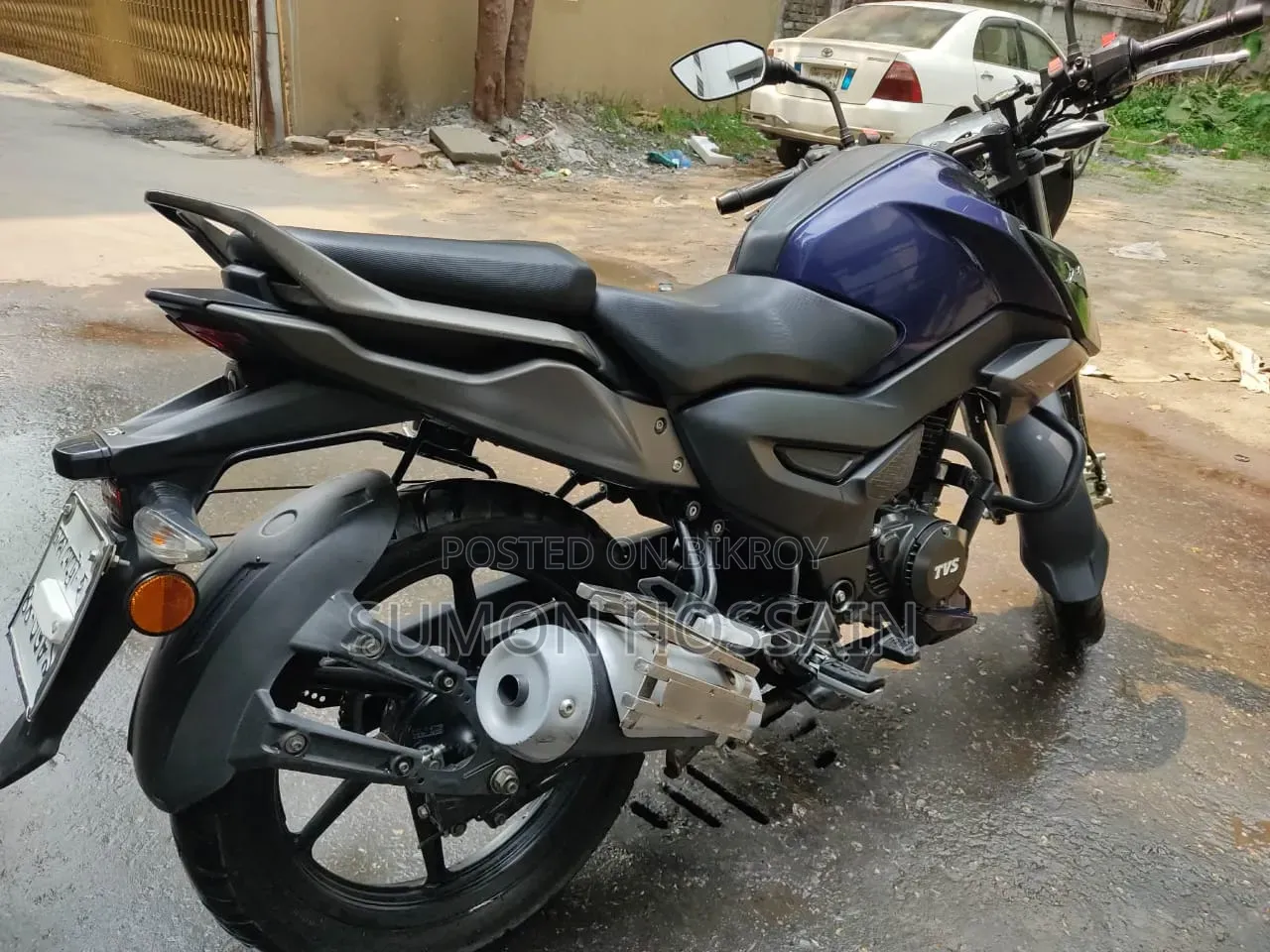 নতুন টিভিএস রাইডার ১২৫ ২০২৪ নীল