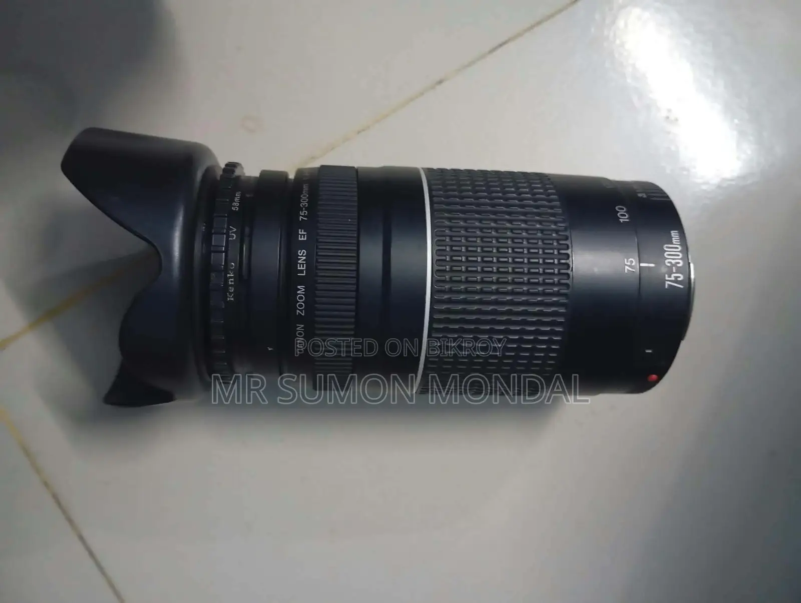 আমার ব্যবহৃত Canon EF 75-300mm জুম লেন্স বিক্রি করা হবে