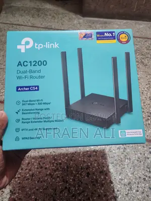 Tp Link Archer C54 AC1200 Duel Band Wifi Router.