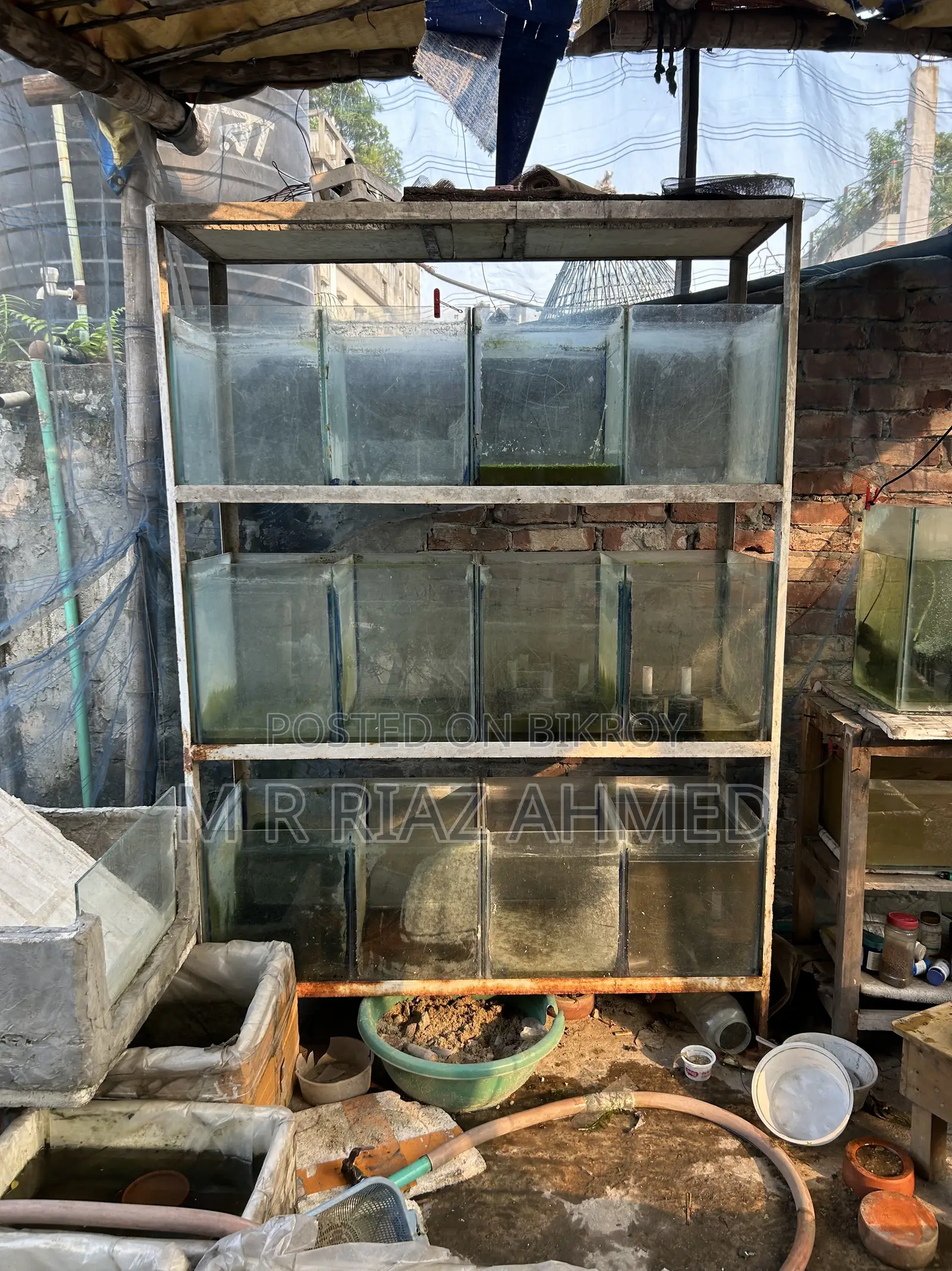 Aquarium Stand and Aquarium