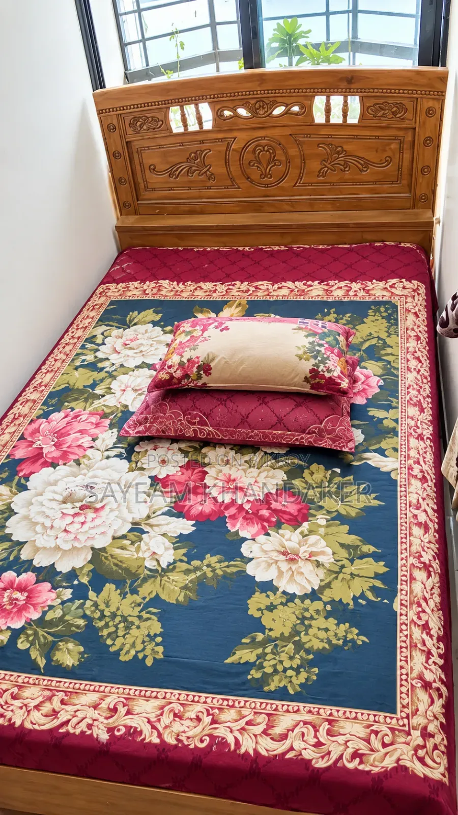 Teak Wood Bed for Sale