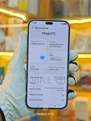 Honor 600 Lite 256 GB Silver