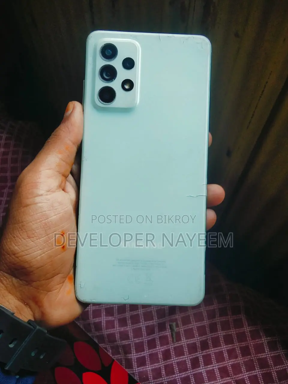 স্যামসাং গ্যালাক্সি এ৫২এস ৫জি ১২৮ জিবি নীল