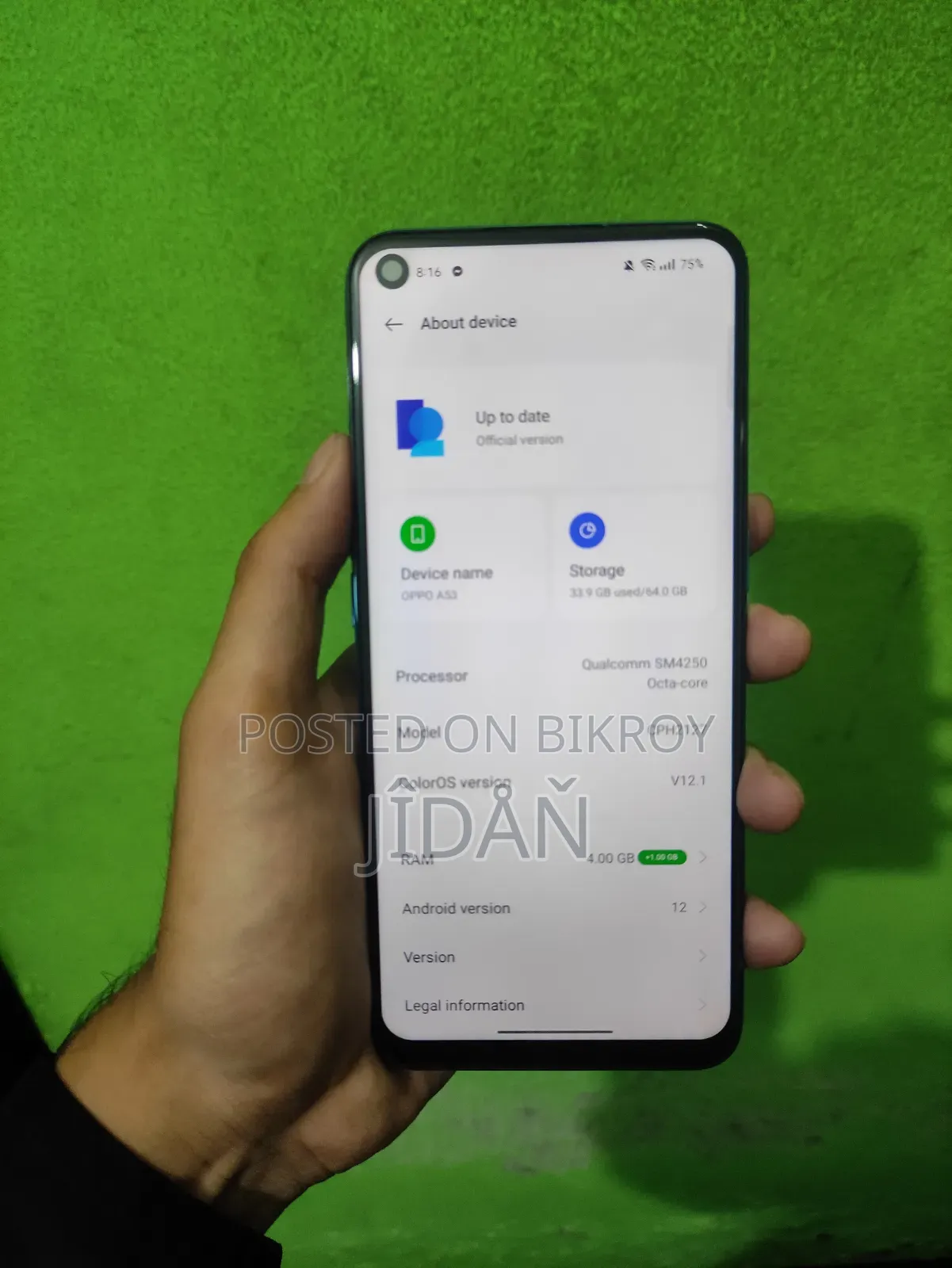 Oppo A53 64 GB Graphite