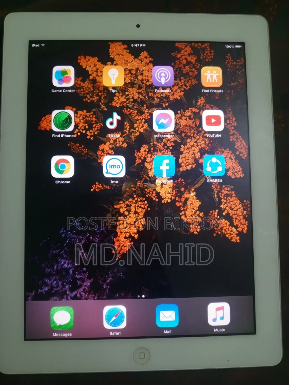 অ্যাপল আইপ্যাড ওয়াই-ফাই ১৬ জিবি হোয়াইট