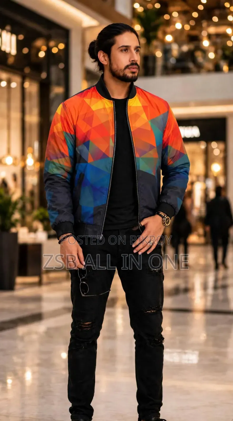 স্টাইলিশ প্যাডিং জ্যাকেট