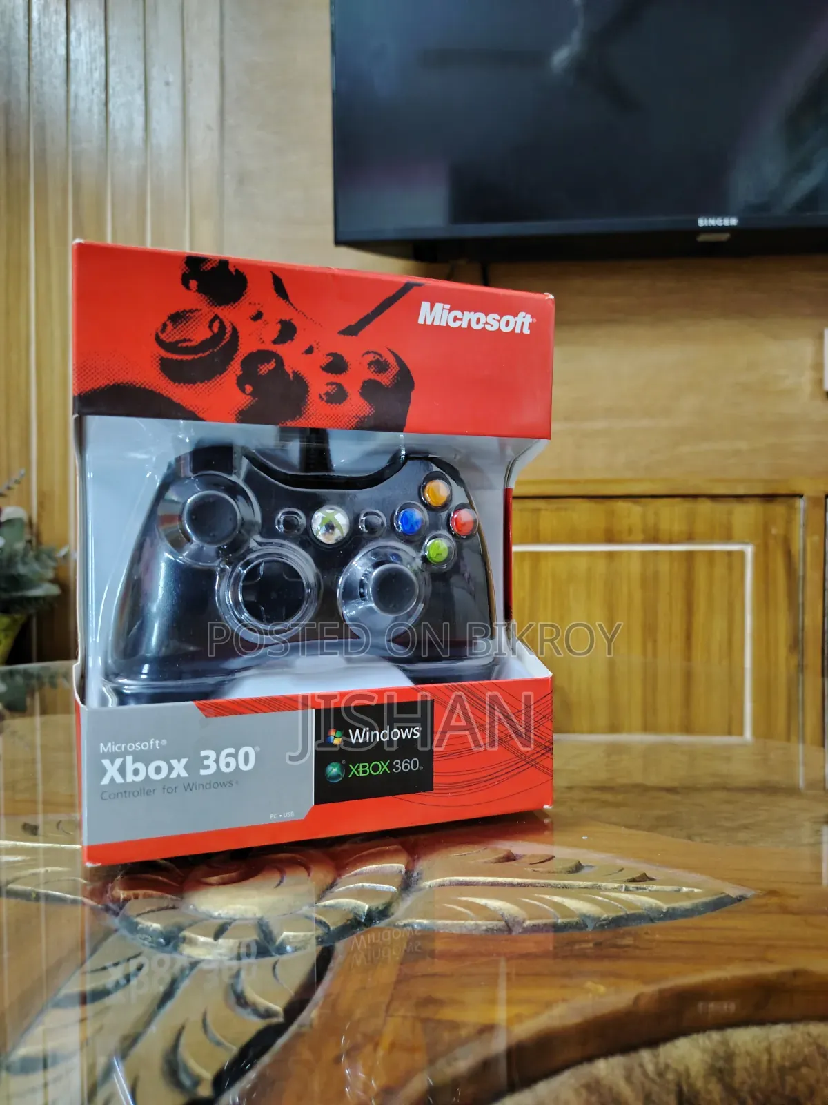 Microsoft Xbox 360 Wired Controller for PC (Boxed / Fresh Condition)