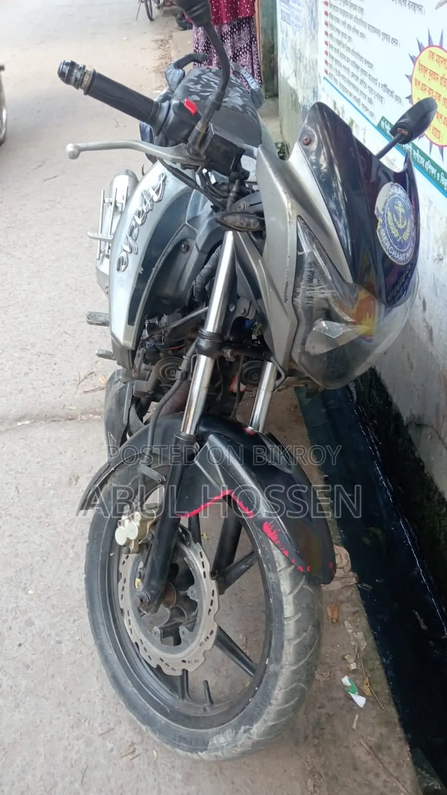 TVS Apache RTR 160 2V 2013 Gray